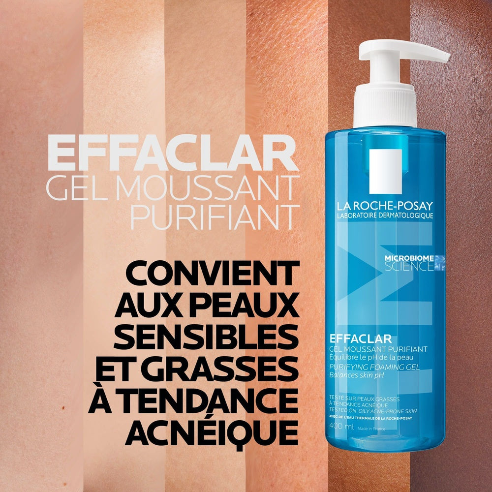 LA ROCHE-POSAY – Effaclar +M Purifying Foaming Gel – 400ml